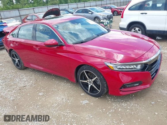 2019 Honda Accord Sport z VIN 1HGCV2F36KA013605, wystawiony jako IAAI lot #42518305 z przebiegiem 90 777 mil mil oraz . Historia ofert i sprzedaży dostępna na DreamBid. Obrazek 1.