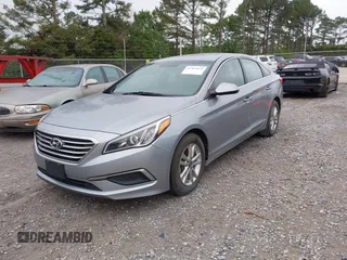 2016 Hyundai Sonata SE with VIN 5NPE24AF0GH417514, listed as a IAAI auction lot 41969054 with 128,639 mi miles and . Bid and sale history available at carsss.com. Image 2.