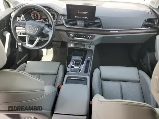 2021 Audi Q5 Premium Plus with VIN WA1BAAFYXM2051891, listed as a Copart auction lot 52320605 with 26,747 mi miles and Salvage Title. Bid and sale history available at carsss.com. Image 8.