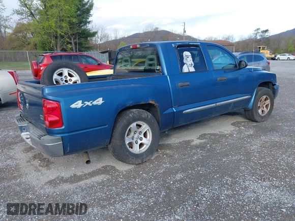 2006 Dodge Dakota Laramie with VIN 1D7HW58N26S524235, listed as a IAAI auction lot 41920951 with 161,689 mi miles and . Bid and sale history available at carsss.com. Image 4.