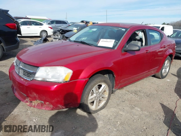 2008 Dodge Avenger SXT with VIN 1B3LC56KX8N560067, listed as a IAAI auction lot 41666217 with 100,037 mi miles and . Bid and sale history available at carsss.com. Image 17.