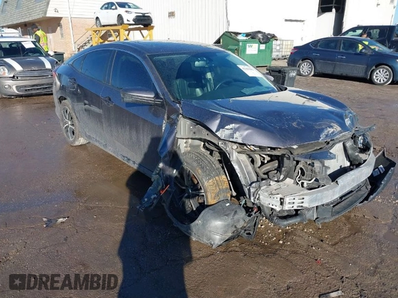 2017 Honda Civic Sedan EX-L with VIN 19XFC1F78HE029485, listed as a IAAI auction lot 41661686 with 110,804 mi miles. Bid and sale history available at carsss.com. Image 1.