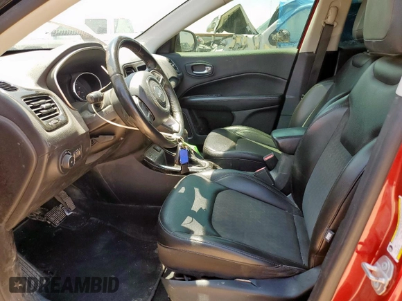 2018 Jeep Compass Latitude with VIN 3C4NJCBB7JT300156, listed as a Copart auction lot 58163375 with 84,702 mi miles and Salvage title. Bid and sale history available at DreamBid. Image 7.
