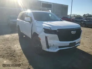 2024 Cadillac Escalade 4WD Sport Platinum with VIN 1GYS4GKL1RR347918, listed as a Copart auction lot 83556094 with 0 mi miles and Salvage Title. Bid and sale history available at carsss.com. Image 11.