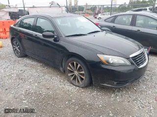 2014 Chrysler 200 Touring with VIN 1C3CCBBGXEN179723, listed as a IAAI auction lot 41981280 with NaN miles. Bid and sale history available at carsss.com. Image 1.
