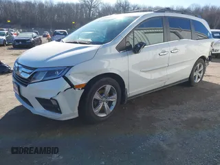 2018 Honda Odyssey EX-L with VIN 5FNRL6H75JB044422, listed as a IAAI auction lot 41730576 with 120,587 mi miles and . Bid and sale history available at DreamBid. Image 17.