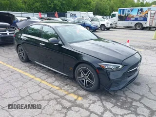 2024 Mercedes-Benz C 300 with VIN W1KAF4HB3RR212857, listed as a IAAI auction lot 42319945 with 5,652 mi miles and . Bid and sale history available at DreamBid. Image 1.