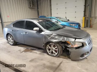 2014 Nissan Maxima SV with VIN 1N4AA5AP6EC912167, listed as a Copart auction lot 61301315 with 124,373 mi miles and Salvage title. Bid and sale history available at DreamBid. Image 4.