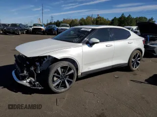 2021 Polestar 2 Launch Edition with VIN LPSED3KAXML008671, listed as a Copart auction lot 71058504 with 43,888 mi miles and Salvage Title. Bid and sale history available at carsss.com. Image 1.