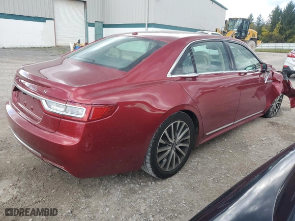 2017 Lincoln Continental Select with VIN 1LN6L9TK0H5608050, listed as a Copart auction lot 74311914 with 88,565 mi miles and Salvage Title. Bid and sale history available at carsss.com. Image 3.