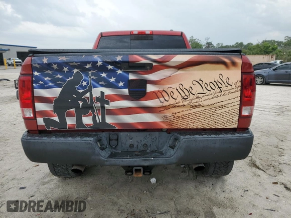 2010 Dodge Ram 2500 ST with VIN 3D7TT2CT8AG162595, listed as a Copart auction lot 50502995 with 135,906 mi miles and Salvage Title. Bid and sale history available at carsss.com. Image 6.