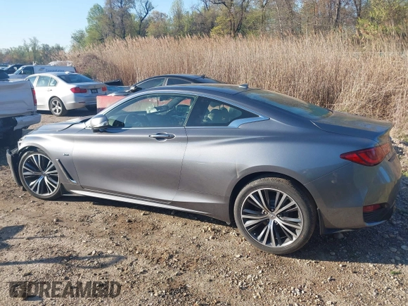2017 Infiniti Q60 Sport with VIN JN1EV7EL1HM550902, listed as a IAAI auction lot 41989201 with 93,539 mi miles. Bid and sale history available at carsss.com. Image 14.