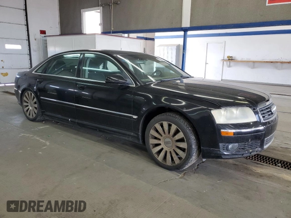2004 Audi A8 с VIN WAUML44E34N010274, выставлен на аукционе Copart как лот 57658765 с пробегом 122 652 миль миль и Чистый • Clean title. История ставок и продаж доступна на DreamBid. Изображение 4.