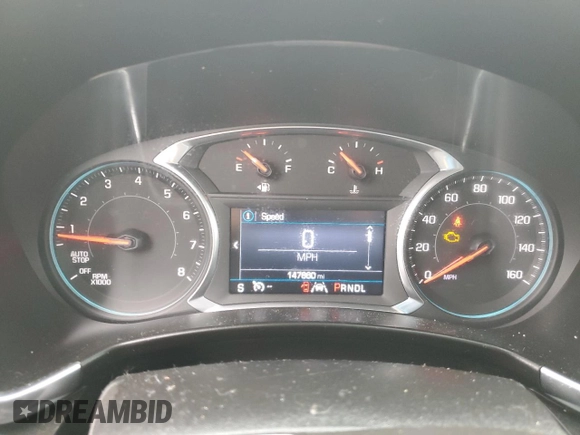 2020 Chevrolet Equinox LT with VIN 2GNAXUEVXL6111749, listed as a Copart auction lot 55680725 with 147,660 mi miles and Clean Title. Bid and sale history available at DreamBid. Image 9.