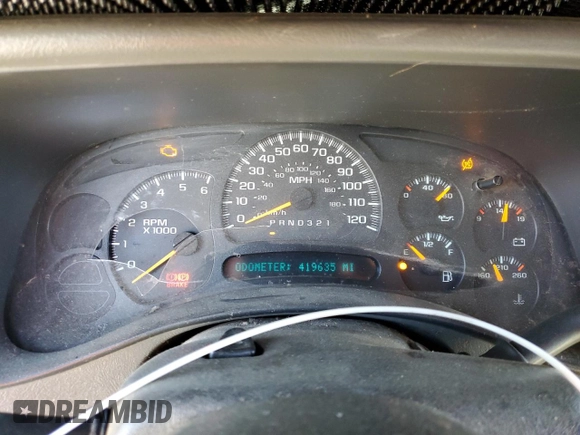 2006 Chevrolet Tahoe LT with VIN 1GNEC13Z66R163471, listed as a Copart auction lot 48582585 with 419,635 mi miles and Clean Title. Bid and sale history available at carsss.com. Image 9.