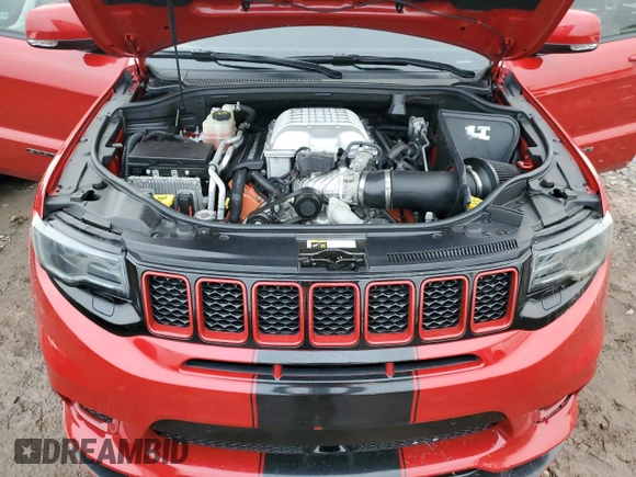 2020 Jeep Grand Cherokee Trackhawk with VIN 1C4RJFN95LC334610, listed as a Copart auction lot 49160944 with 23,348 mi miles and Salvage title. Bid and sale history available at DreamBid. Image 13.
