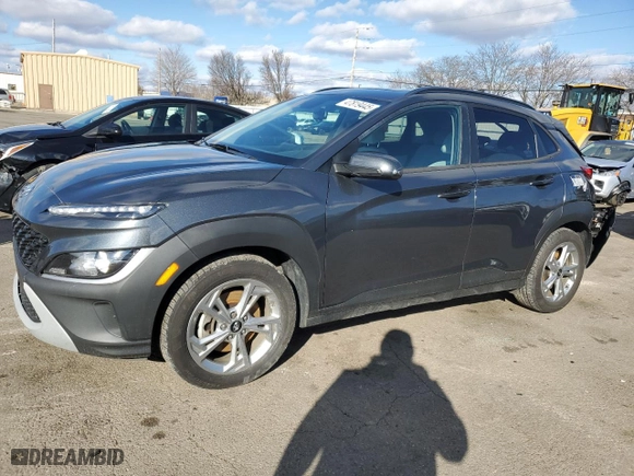 2022 Hyundai Kona SEL with VIN KM8K3CAB4NU808204, listed as a Copart auction lot 47819445 with 66,616 mi miles and Salvage Title. Bid and sale history available at carsss.com. Image 1.