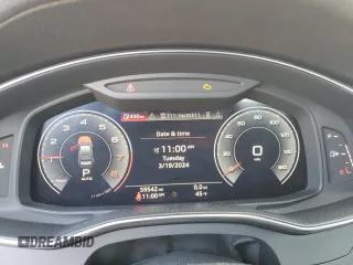 2019 Audi A6 Premium Plus with VIN WAUE8AF21KN128988, listed as a Copart auction lot 45857454 with 59,542 mi miles. Bid and sale history available at carsss.com. Image 9.