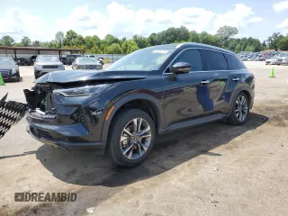 2024 Infiniti QX60 Luxe с VIN 5N1DL1FSXRC336222, выставлен на аукционе Copart как лот 66060274 с пробегом 30 504 миль миль и Списание • Salvage title. История ставок и продаж доступна на DreamBid. Изображение 1.