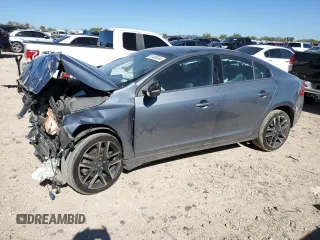 2018 Volvo S60 Dynamic with VIN YV126MFLXJ2466812, listed as a Copart auction lot 81405334 with 0 mi miles and Salvage Title. Bid and sale history available at carsss.com. Image 1.