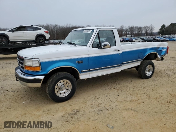 1995 Ford F-150 with VIN 1FTEF14N9SLA15369, listed as a Copart auction lot 87639635 with 170,141 mi miles and Clean Title. Bid and sale history available at carsss.com. Image 1.