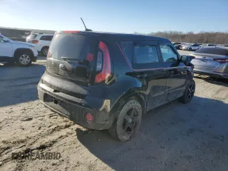 2017 Kia Soul with VIN KNDJN2A29H7420652, listed as a Copart auction lot 46236585 with 97,079 mi miles and Salvage Title. Bid and sale history available at carsss.com. Image 3.