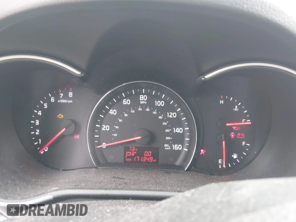 2014 Kia Sorento LX with VIN 5XYKT4A63EG428463, listed as a IAAI auction lot 41982573 with 171,349 mi miles. Bid and sale history available at carsss.com. Image 7.