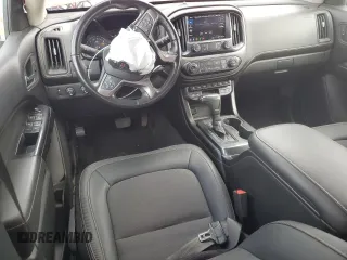 2021 GMC Canyon 4WD AT4 w/Leather with VIN 1GTG6FEN2M1224875, listed as a Copart auction lot 45553885 with 81,495 mi miles and Salvage Title. Bid and sale history available at carsss.com. Image 8.