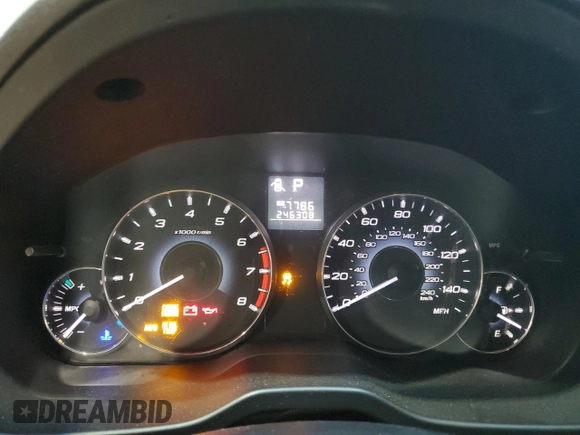 2012 Subaru Outback 2.5i с VIN 4S4BRCAC7C3300058, выставлен на аукционе Copart как лот 55974965 с пробегом 246 308 миль миль и Списание • Salvage title. История ставок и продаж доступна на DreamBid. Изображение 9.
