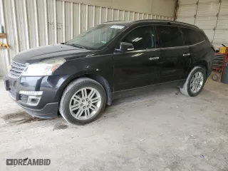 2015 Chevrolet Traverse LT with VIN 1GNKRGKD7FJ192261, listed as a Copart auction lot 52918025 with 123,854 mi miles and Salvage Title. Bid and sale history available at carsss.com. Image 1.