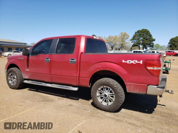 2012 Ford F-150 XL with VIN 1FTFW1ET0CFA28822, listed as a Copart auction lot 49994985 with 197,693 mi miles and Salvage Title. Bid and sale history available at carsss.com. Image 2.