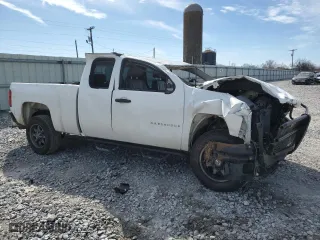 2009 Chevrolet Silverado 1500 Work Truck with VIN 1GCEK19069Z196320, listed as a Copart auction lot 46477195 with 0 mi miles and Salvage Title. Bid and sale history available at carsss.com. Image 4.