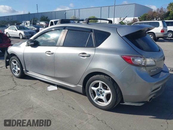 2010 Mazda 3 with VIN JM1BL1H41A1253868, listed as a IAAI auction lot 41993182 with 124,120 mi miles. Bid and sale history available at carsss.com. Image 3.