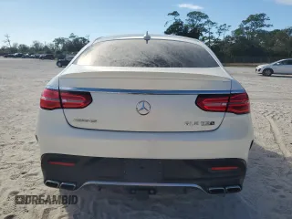 2018 Mercedes-Benz GLE 63 S AMG with VIN 4JGED7FB7JA095871, listed as a Copart auction lot 83789674 with 73,718 mi miles and Salvage title. Bid and sale history available at DreamBid. Image 6.