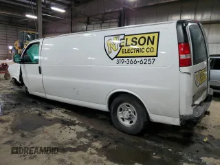 2017 Chevrolet Express Cargo Van with VIN 1GCZGHFG4H1123926, listed as a Copart auction lot 45306405 with 0 mi miles and Salvage Title. Bid and sale history available at carsss.com. Image 2.