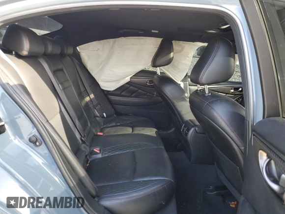 2021 Infiniti Q50 Red Sport 400 with VIN JN1FV7DP1MM850085, listed as a Copart auction lot 52563075 with Not provided miles and Salvage title. Bid and sale history available at DreamBid. Image 10.