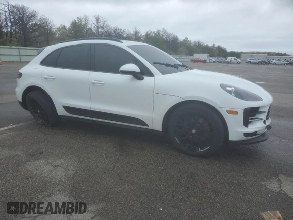 2019 Porsche Macan with VIN WP1AA2A54KLB04594, listed as a Copart auction lot 57502195 with 43,681 mi miles and Salvage title. Bid and sale history available at DreamBid. Image 4.