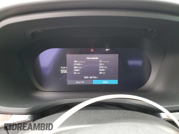 2024 Volvo S60 Plus Dark Theme with VIN 7JRL12FL6RG281072, listed as a Copart auction lot 42954535 with 36,776 mi miles and Clean title. Bid and sale history available at DreamBid. Image 9.