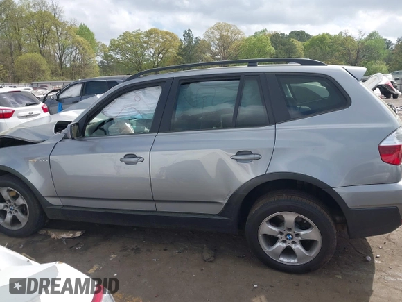2007 BMW X3 3.0si with VIN WBXPC93457WF05070, listed as a IAAI auction lot 41962645 with Not Provided miles and . Bid and sale history available at DreamBid. Image 14.