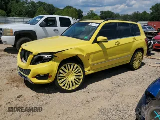 2015 Mercedes-Benz GLK 350 with VIN WDCGG5HB9FG353182, listed as a Copart auction lot 60457114 with 115,118 mi miles and Salvage Title. Bid and sale history available at DreamBid. Image 1.