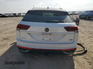 2021 Volkswagen Atlas SEL with VIN 1V2BE2CA1MC232023, listed as a Copart auction lot 79141214 with 56,579 mi miles and Salvage title. Bid and sale history available at DreamBid. Image 6.