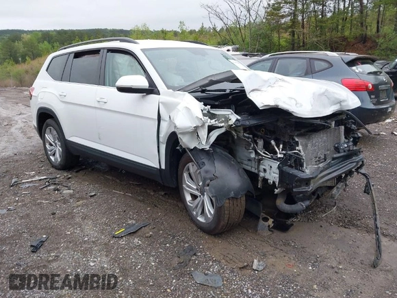 2023 Volkswagen Atlas SE with VIN 1V2HP2CA2PC509044, listed as a IAAI auction lot 41987805 with 50,080 mi miles and . Bid and sale history available at DreamBid. Image 1.