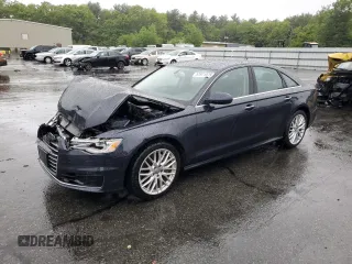 2016 Audi A6 Premium Plus with VIN WAUFMAFC3GN000705, listed as a Copart auction lot 57971875 with 58,299 mi miles and Salvage title. Bid and sale history available at DreamBid. Image 1.