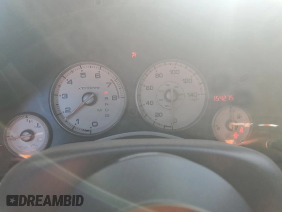 2006 Acura RSX with VIN JH4DC54826S017335, listed as a Copart auction lot 74480334 with 154,275 mi miles and Salvage Title. Bid and sale history available at carsss.com. Image 9.