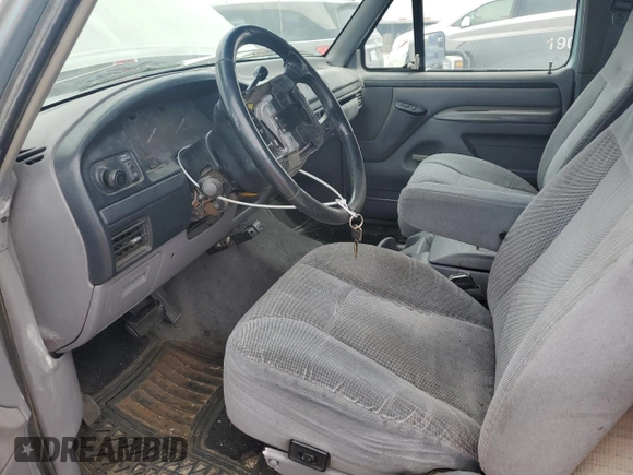 1996 Ford Bronco Custom with VIN 1FMEU15H2TLB39706, listed as a Copart auction lot 52936135 with 202,872 mi miles and Clean title. Bid and sale history available at DreamBid. Image 7.