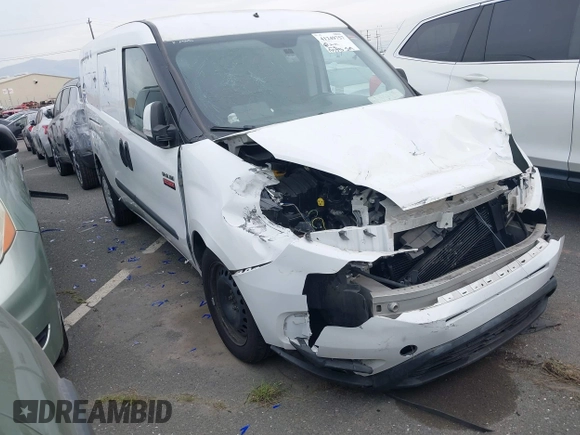 2017 Ram ProMaster City Cargo Van Tradesman SLT with VIN ZFBERFBB1H6D47798, listed as a IAAI auction lot 41249757 with 133,895 mi miles. Bid and sale history available at carsss.com. Image 1.
