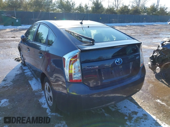 2015 Toyota Prius Four with VIN JTDKN3DU9F1987337, listed as a IAAI auction lot 41329556 with 86,104 mi miles. Bid and sale history available at carsss.com. Image 3.