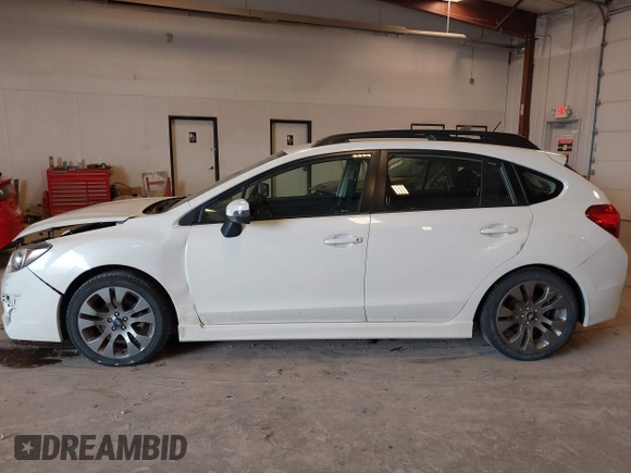 2015 Subaru Impreza Special Sports Premium z VIN JF1GPAT62F8282822, wystawiony jako IAAI lot #41961793 z przebiegiem 65 493 mil mil oraz . Historia ofert i sprzedaży dostępna na DreamBid. Obrazek 14.