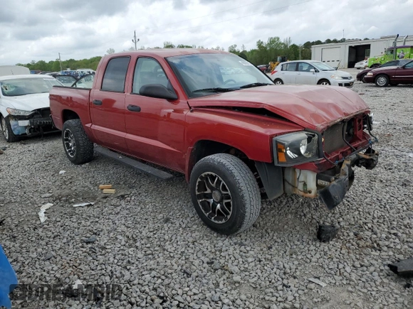 2006 Dodge Dakota ST with VIN 1D7HE28K66S509857, listed as a Copart auction lot 63910594 with 216,921 mi miles and Salvage Title. Bid and sale history available at carsss.com. Image 4.