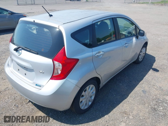 2014 Nissan Note S Plus with VIN 3N1CE2CPXEL395689, listed as a IAAI auction lot 42582976 with 111,556 mi miles and . Bid and sale history available at DreamBid. Image 4.